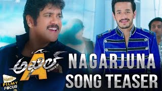 Nagarjuna Video Song Teaser || Akhil Movie || Akhil Akkineni, Sayyeshaa Saigal, VV Vinayak