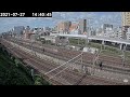 2021.07.27 新幹線電気軌道総合試験車 926イーストアイ 東北新幹線 くだり検測 日暮里通過