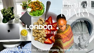 Living  Alone in london Digital Diaries💌 cozy and productive day in my life🥗💻