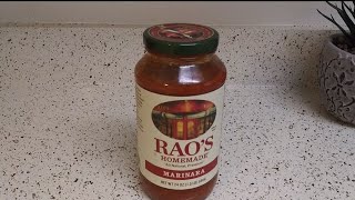 The famous RAO'S sauce review 👍🏼 or 👎🏼💯