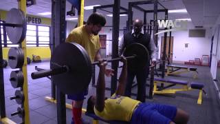 Sumter High School Football Weightlifting Challenge with Corey Miller \