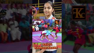 KAVYA 🔥  KANNAGI NAGAR #kannaginagar #kabaddi #sports #karthika #suji #shorts