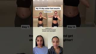 How my face \u0026 body changed on 14 day water fast