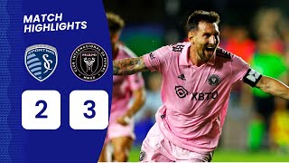 Outrageous Goal from Lionel Messi - Sporting KC vs Inter Miami Highlights & Goals 2024