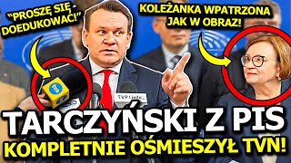 DOMINIK TARCZYŃSKI Z PIS KOMPLETNIE OŚMIESZYŁ DZIENNIKARZA TVN! \