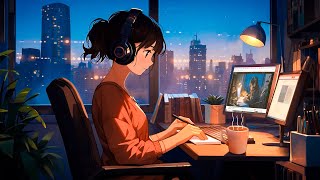 Daily Work Space 📚 Lofi Deep Focus Study / Work Concentration [chill lo-fi hiphop beats]