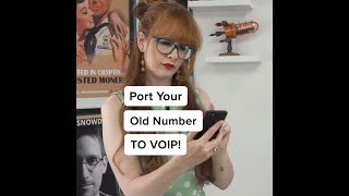 Port Your Old Number TO VOIP 😉 #shorts