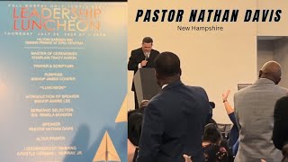 2024 Leadership/Minister's Convo-Luncheon Pastor Nathan Davis #preachtheword. SET THE DEVIL STRAIGHT