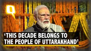 PM Modi Launches Projects Worth Rs 130 Crore at Uttarakhand’s Kedarnath | The Quint