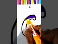 letter c drawing and coloring shorts ytshorts youtubeshorts shortsfeed drawing