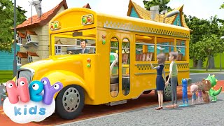 Wheels on the Bus and more Kids Songs! | Bus Song for Kids | HeyKids Nursery Rhymes