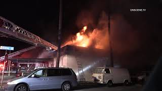 2nd Alarm Fire Destroys Business | San Diego