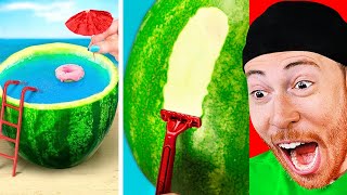 AMAZING Watermelon DIY Experiments and Life Hacks