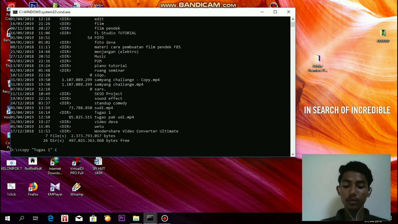 CARA MEMINDAHKAN FILE DENGAN MENGGUNAKAN PROGRAM "CMD" - YouTube