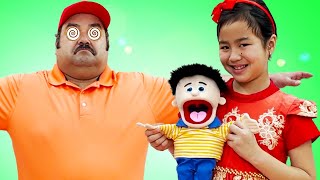 Jannie Pretend Play Have fun with Toys  & Magic Puppets | Magic Mind Control Story for Kids