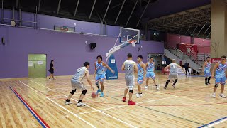 Pesta Sukan basketball 2024 Garuda vs T.E.A.M men's 40 group on 11th July