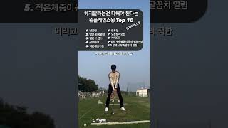 하지말라는거만다하는 원플레인스윙 Top 10 !! 누구에겐 희망이되기도하죠?