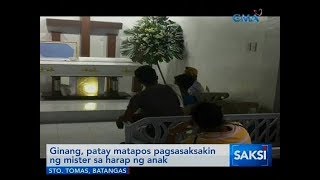 Saksi: Ginang, patay matapos pagsasaksakin ng mister sa harap ng anak