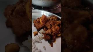 రైస్ తో చికెన్ రోస్ట్ ఇంతలో గోంగూర రొయ్యలు | #shorts #chicken #prawns #food #foodie #trending