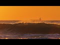 4k sunrise on the beach relaxing ocean waves sounds and seagulls no music