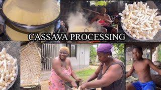 HOW TO PROCESS CASSAVA TO GARRI STEP BY STEP