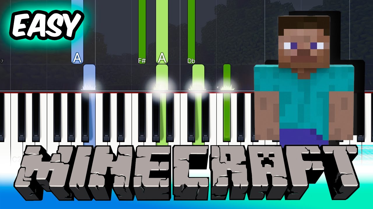 Sweden C418 Easy Piano Tutorial Youtube