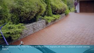 Tikkurila Patio - renowacja kostki brukowej i płyt betonowych