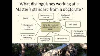 Webinar - Dr Watson I presume -- Thinking of doing a DBA, research or further education after
