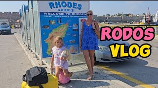 RODOS VLOG RODOS / TATİLİMİZİN 1Cİ GÜNÜ / RODOSTA NERDE KALİNİR? #Rhodesadasıvlog