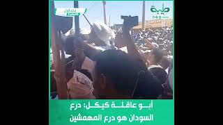 قائد قوات درع السودان أبو عاقلة كيكل: درع السودان هو درع المهمشين