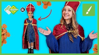 MAAK JE EIGEN MANTEL VAN DE SINT | Sinterklaas x Knutselfeest | NPO Zappelin