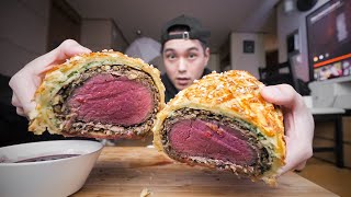 EATING BEEF WELLINGTON FOR THE FIRST TIME!