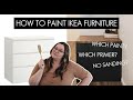 How To Paint Ikea Furniture | IKEA Malm Dresser Hack