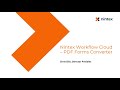 Nintex Workflow Cloud - PDF Forms Converter