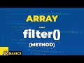 Javascript Basics · Array · filter() (method)