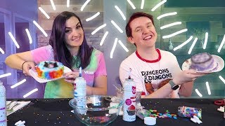 We TRIED Decorating CAKES To Look Like EACH OTHER! - W/Laurenzside