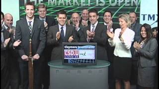 Claymore Investments (CSD.U:TSX, CSD.V:TSX) opens Toronto Stock Exchange, May 19, 2011.