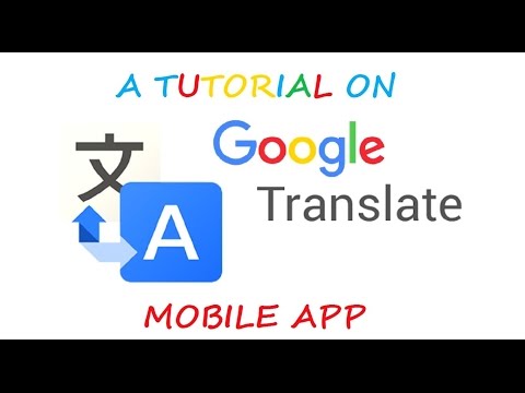 Tutorial de la aplicación móvil Google Translate