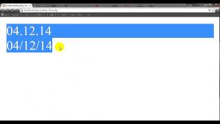 php Bangla tutorial date function