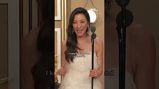 Michelle Yeoh: 'I kung-fued' Oscars glass ceiling #shorts