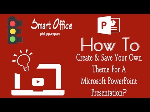 Create & Save Your Own Theme In PowerPoint 2016 Create & Save Your Own Theme In PowerPoint 2016