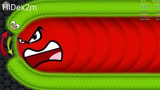 worms zone iO mágîç gameplay// io slither world best score 🤯 top 01 Epic worms