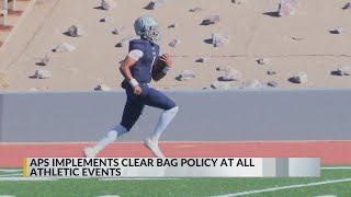 Albuquerque Public Schools implementing clear bag policy at athletic events