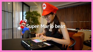 【DTM】スーパーマリオのbgmで遊んでみた🍄Super Mario Music Maschine mk3 beat making