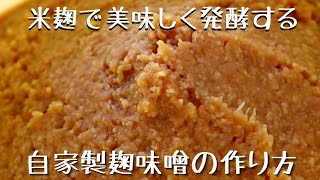 【味噌の作り方】麹味噌は思ったより簡単で最高の自家製味噌になる【仕込み風景】