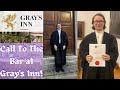 VLOG | CALL TO THE BAR AT GRAY'S INN!