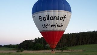 Trailer Ballonfahrt Insel Usedom / Hot Air Balloon Ride over Island Usedom