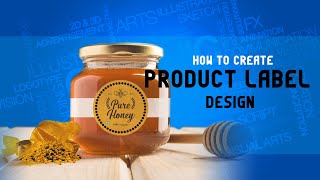 Product Packaging Sticker Label Design | Adobe Illustrator CC