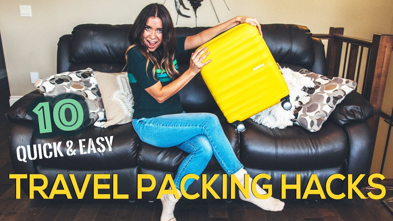 10 Quick Easy Travel Packing Hacks