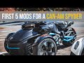 First 5 Mods To Buy For A Can-Am Spyder F3!